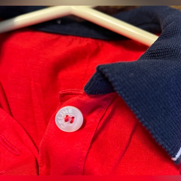 Celine Long Sleeves with Collar in red - Picture 6 of 6